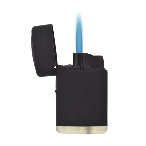 Бензинові запальнички Запальничка газова турбо Prof Capsule Чорна (41804292)