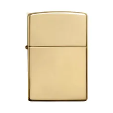 Зажигалка ZIPPO Solid Brass Wo/Sb Gold (254B)
