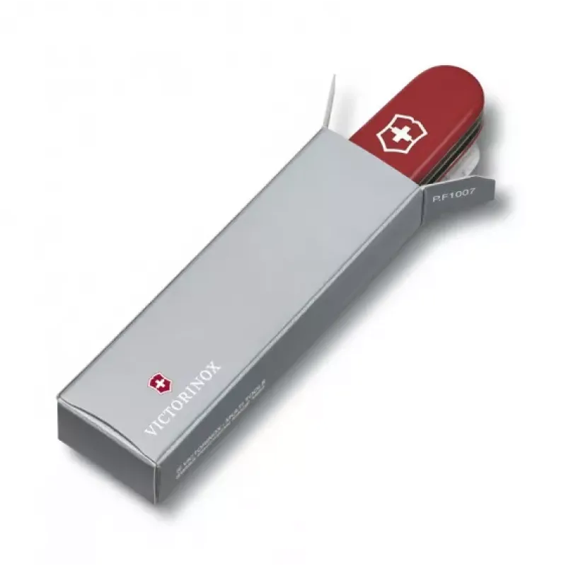 Складаний ніж 91 мм Victorinox Huntsman Ukraine 15 функцій, 4 шари, червоний напівпрозорий, Квіти (1.3713.T_T1050u)