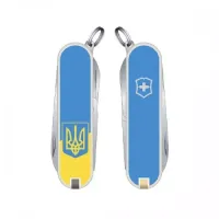 Ніж Victorinox Classic Sd Ukraine 58 мм 7 предметів Жовто-блакитний (0.6223.7R3)