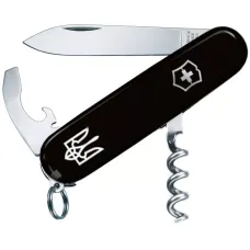 Швейцарський ніж Victorinox Waiter Ukraine Чорний (0.3303.3R1)