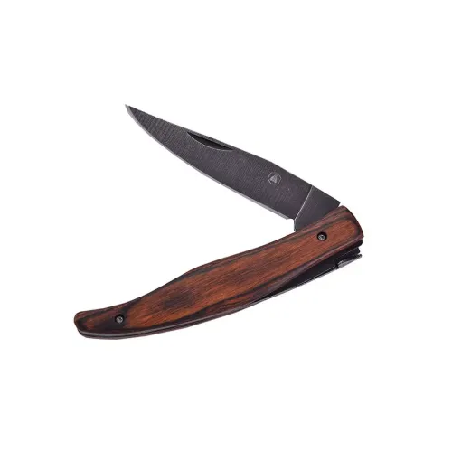 Другие ножи, комплекты и аксессуары Складаний ніж 21,5 см Laguiole чорне лезо, дерево бук пакка, коричневий (40268378)