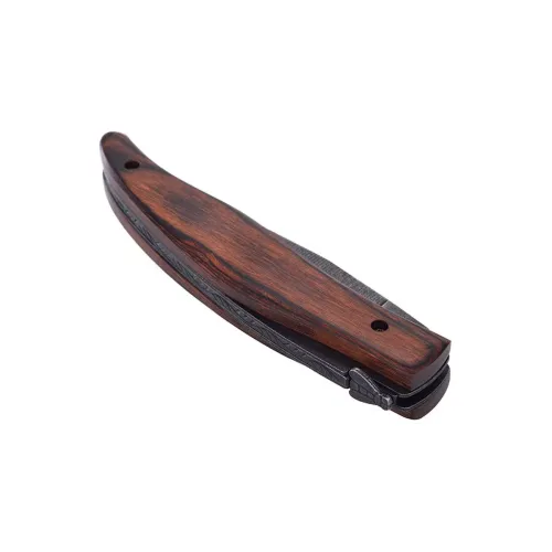 Другие ножи, комплекты и аксессуары Складаний ніж 21,5 см Laguiole чорне лезо, дерево бук пакка, коричневий (40268378)