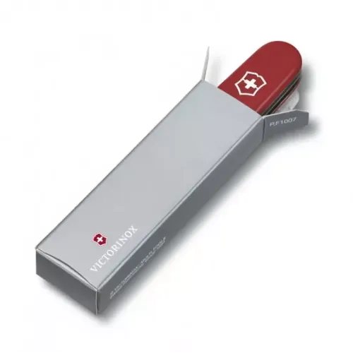 Ножі та мультитули Victorinox Складаний ніж 91 мм Victorinox Huntsman Ukraine 15 функцій, 4 шари, червоний напівпрозорий, Квіти (1.3713.T_T1050u)