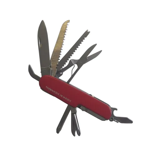 Другие ножи, комплекты и аксессуары Складаний ніж 91 ммVolkswagen Licences Multi FCT Knife 10 инструментов Желто-красный (40610042YERE)