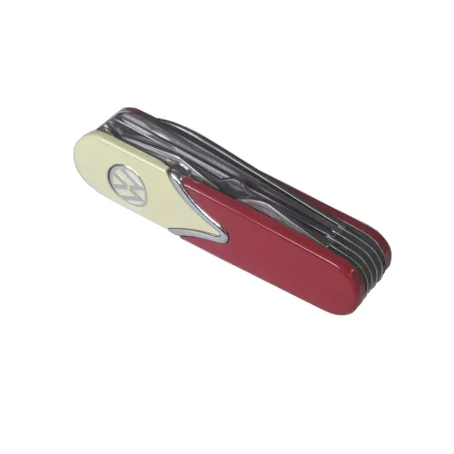 Другие ножи, комплекты и аксессуары Складаний ніж 91 ммVolkswagen Licences Multi FCT Knife 10 инструментов Желто-красный (40610042YERE)