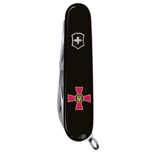 Ножі та мультитули Victorinox Складной нож Victorinox Spartan Ukraine 91 мм Эмблема ВСУ (1.3603.3_W0010u)