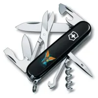 Складной нож Victorinox Climber Ukraine 91 мм Ангел ВСУ (1.3703.3_T1061u)