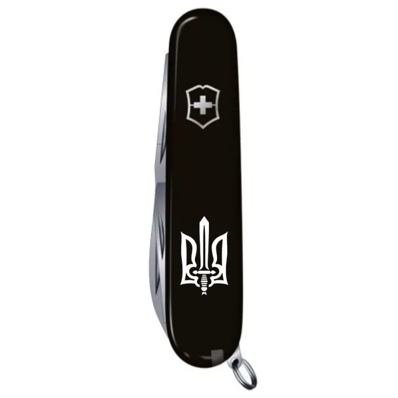 Складной нож Victorinox Climber Ukraine 91 мм 14 функций Трезубец ОУН (1.3703.3_T0300u)