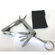 Ніж-плоскогубці с набором інструментів 9 в1 Stinger нейлоновий чохол, фонарік (DN19114)