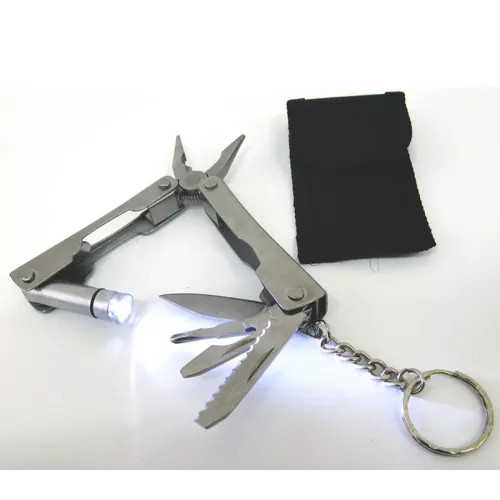 Другие ножи, комплекты и аксессуары Ніж-плоскогубці с набором інструментів 9 в1 Stinger нейлоновий чохол, фонарік (DN19114)