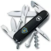 Складной нож Victorinox Climber Ukraine Трезубец на щите (1.3703.3_T1080u)