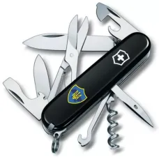 Складной нож Victorinox Climber Ukraine Трезубец на щите (1.3703.3_T1080u)