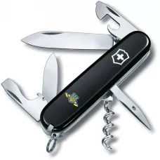 Складной нож Victorinox Spartan Ukraine 91мм 12 функций Черный (1.3603.3_T1010u)
