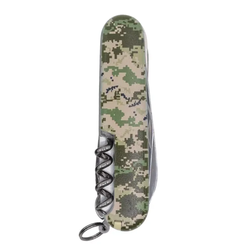 Складной нож Victorinox Climber Army Пиксель с красным лого (1.3703.3.W3941p)