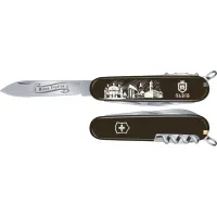 Ніж Victorinox Spartan City 91 мм 12 предметів Чорний (1.3603.3R31)