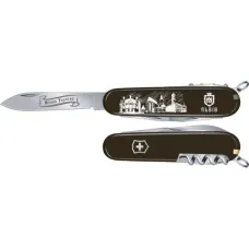 Ніж Victorinox Spartan City 91 мм 12 предметів Чорний (1.3603.3R31)