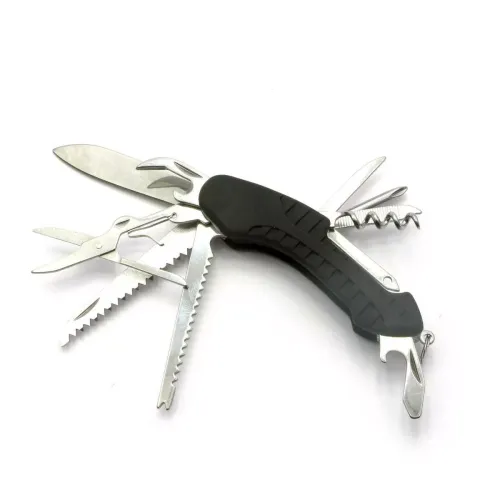 Другие ножи, комплекты и аксессуары Складаний кишеньковий ніж STINGER 11 в 1 Чорний (DN27163)