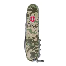 Складной нож Victorinox Climber Army Пиксель с красным лого (1.3703.3.W3941p)