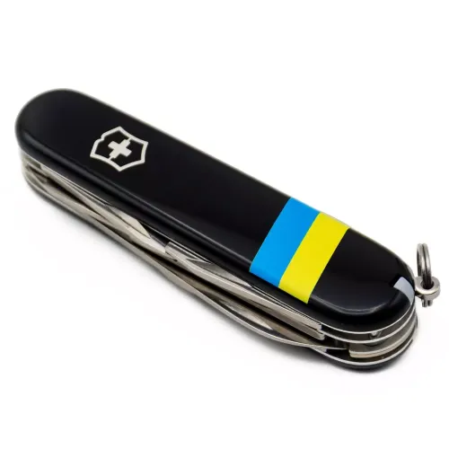 Ножі та мультитули Victorinox Складной нож Victorinox Climber Ukraine Флаг Украины (1.3703.3_T1100u)