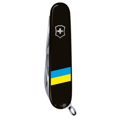 Ножі та мультитули Victorinox Складной нож Victorinox Climber Ukraine Флаг Украины (1.3703.3_T1100u)