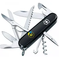 Складной нож Victorinox Huntsman Ukraine 91 мм 15 функций Украина ЕС (1.3713.3_T1130u)