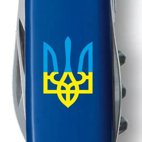 Ножі та мультитули Victorinox Складной нож Victorinox Spartan Ukraine 91мм Синий с малым Государственным Гербом Украины (1.3603.2_T0016u)
