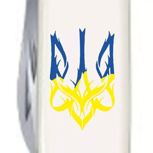 Ножі та мультитули Victorinox Складной нож Victorinox Spartan Ukraine Трезубец готический (1.3603.7_T0637u)