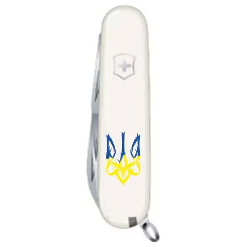 Ножі та мультитули Victorinox Складной нож Victorinox Spartan Ukraine Трезубец готический (1.3603.7_T0637u)