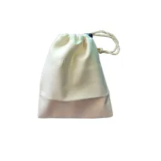 Чохол великий захисний з мікрофібри для зберігання та полірування "Grants of Dalvey" затяжка, микрофібра, айворі, 17,5Х15 см (TPL)