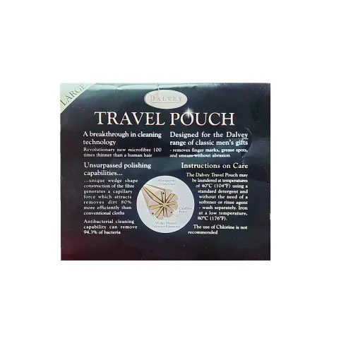 Другие ножи, комплекты и аксессуары Чохол великий захисний з мікрофібри для зберігання та полірування "Grants of Dalvey" затяжка, микрофібра, айворі, 17,5Х15 см (TPL)