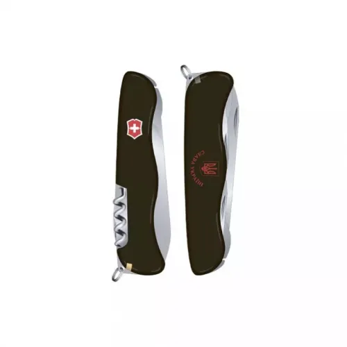 Ножі та мультитули Victorinox Ніж Victorinox Nomad Ukraine Чорний (0.8353.3R9)