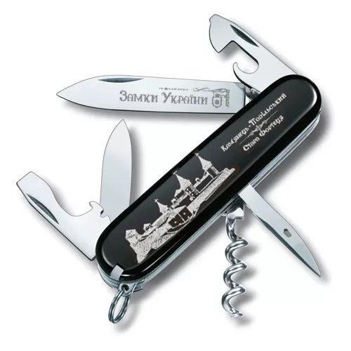 Ножі та мультитули Victorinox Ніж Victorinox Spartan Castle Кам'янець-Подільський (1.3603.3R20)