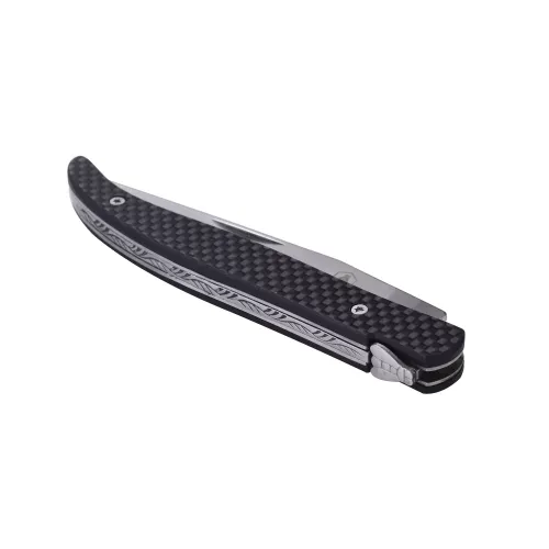 Другие ножи, комплекты и аксессуары Складаний ніж 21,5 см Laguiole карбонова рукоять, подарункова коробка (40268412)