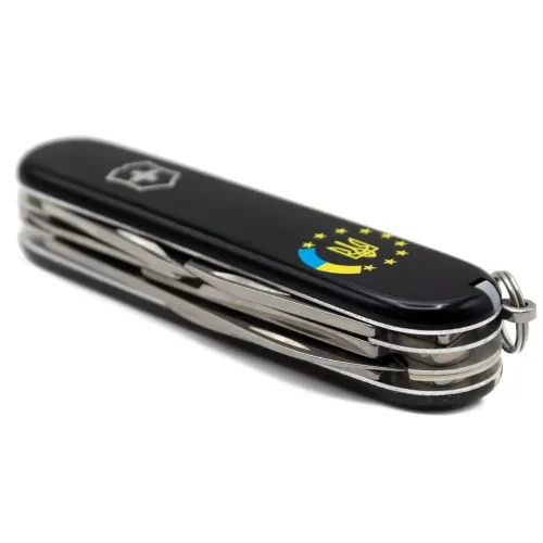 Ножі та мультитули Victorinox Складной нож Victorinox Climber Ukraine 91 мм 14 функций Украина ЕС (1.3703.3_T1130u)
