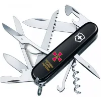 Складной нож Victorinox Huntsman Army 91 мм 15 функций Эмблема ВСУ и Надпись ЗСУ (1.3713.3_W1011u)