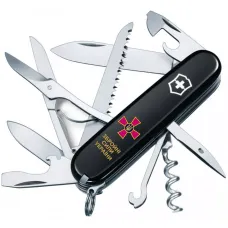 Складной нож Victorinox Huntsman Army 91 мм 15 функций Эмблема ВСУ и Надпись ЗСУ (1.3713.3_W1011u)