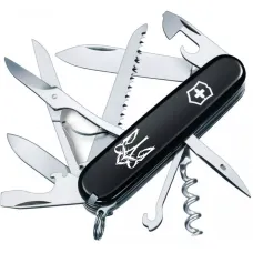 Складной нож Victorinox Huntsman Ukraine Трезубец готический белый (1.3713.3_T0630u)