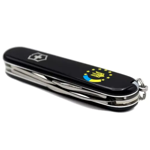Ножі та мультитули Victorinox Складной нож Victorinox Spartan Ukraine 91 мм 12 функций Украина ЕС (1.3603.3_T1130u)