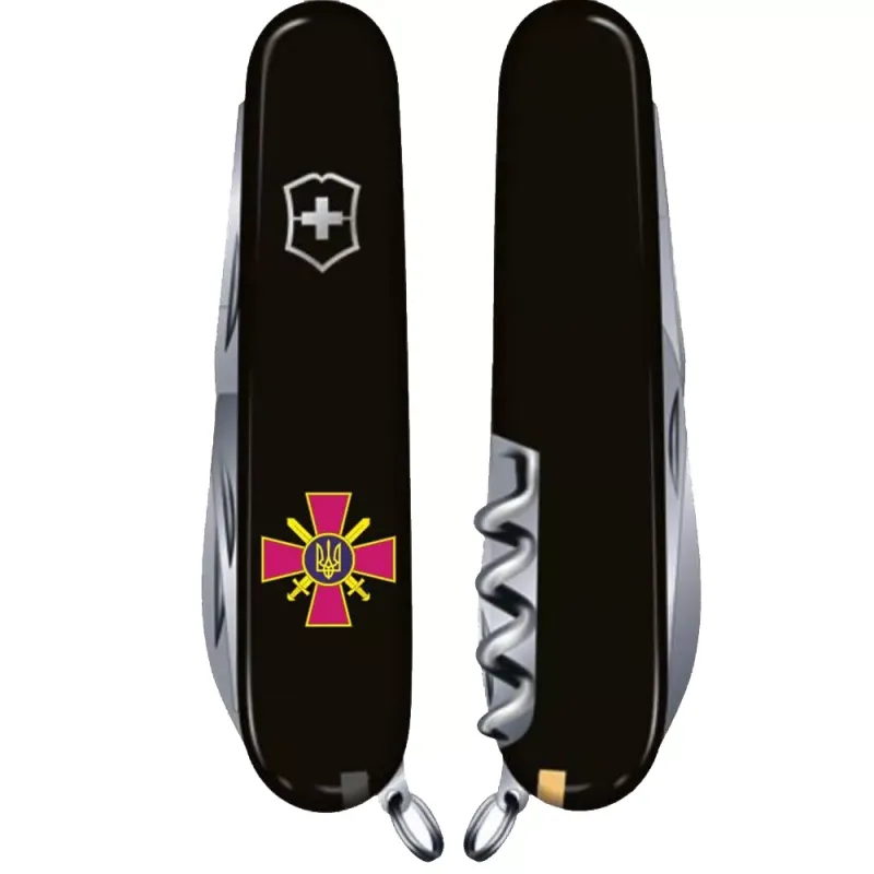 Складной нож Victorinox Climber Army Эмблема СВ ВСУ 91 мм (1.3703.3_W0020u)