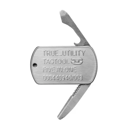 Брелок-жетон на 5 інструментівTrue Utility Tagtool водонепроникний кейс (TU232)