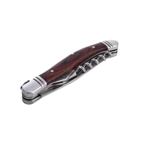 Другие ножи, комплекты и аксессуары Складаний ніж зі штопором 21,5 см Laguiole, дерево, подарункова коробка (40268436)