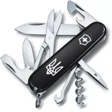 Складной нож Victorinox Climber Ukraine 91 мм Трезубец белый (1.3703.3_T0010u)