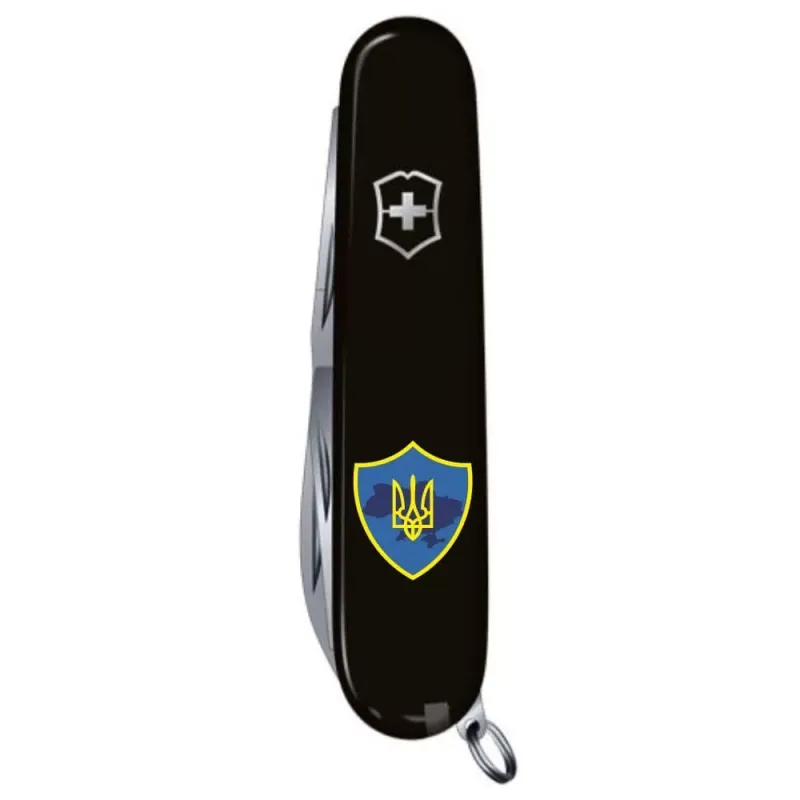 Складной нож Victorinox Spartan Ukraine Трезубец на щите (1.3603.3_T1080u)