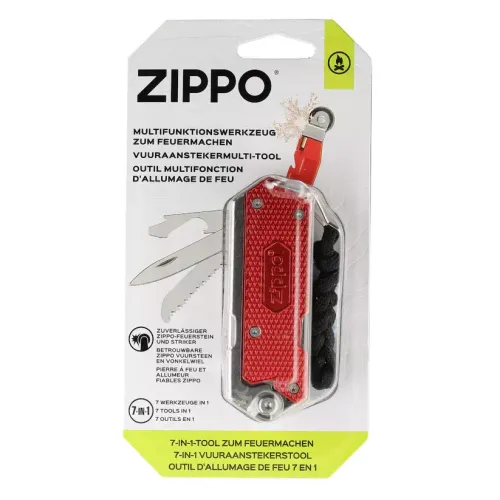 Ніж мультитул 7 в 1 для для аварійного розведення вогню Zippo Fire Starting Multi-Tool блістер на картоні (2007553)