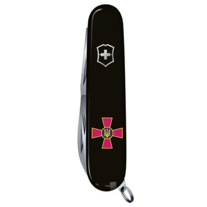 Складной нож Victorinox Climber Army 91 мм Эмблема ВСУ (1.3703.3_W0010u)