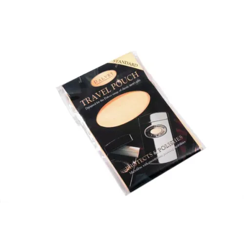 Другие ножи, комплекты и аксессуары Чохол малий захисний з мікрофібри для зберігання та полірування "Grants of Dalvey" затяжка, микрофібра, айворі, 13Х8,5 см (TPS)