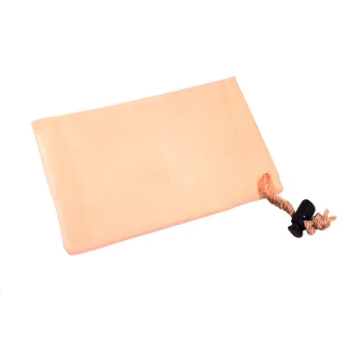 Другие ножи, комплекты и аксессуары Чохол малий захисний з мікрофібри для зберігання та полірування "Grants of Dalvey" затяжка, микрофібра, айворі, 13Х8,5 см (TPS)