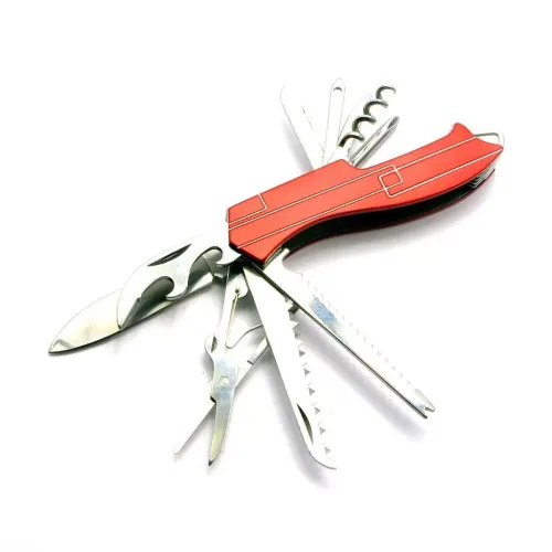 Другие ножи, комплекты и аксессуары Складаний кишеньковий ніж STINGER 10 в 1 Червоний (DN27113)
