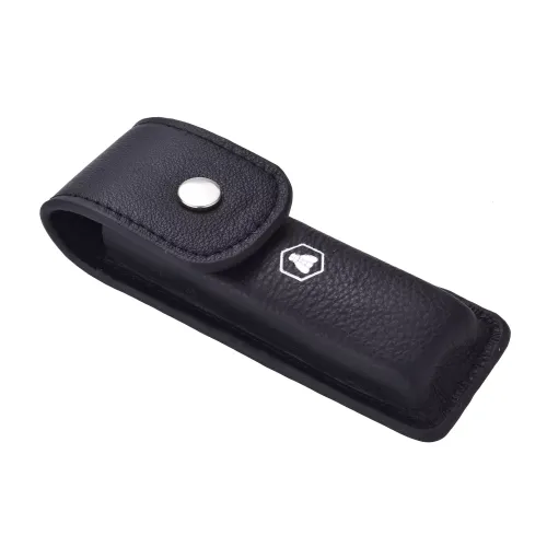 Другие ножи, комплекты и аксессуары Складаний мисливський ніж зі чорним шкіряним чохлом 21,5 см Laguiole, дерево, Коричневий (40268457)